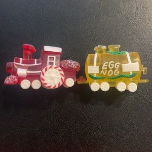 Hallmark 1988 Merry Miniatures Train pieces Engine / Eggnog